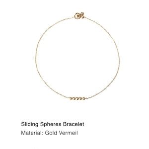 *Like New* Mejuri sliding spheres bracelet